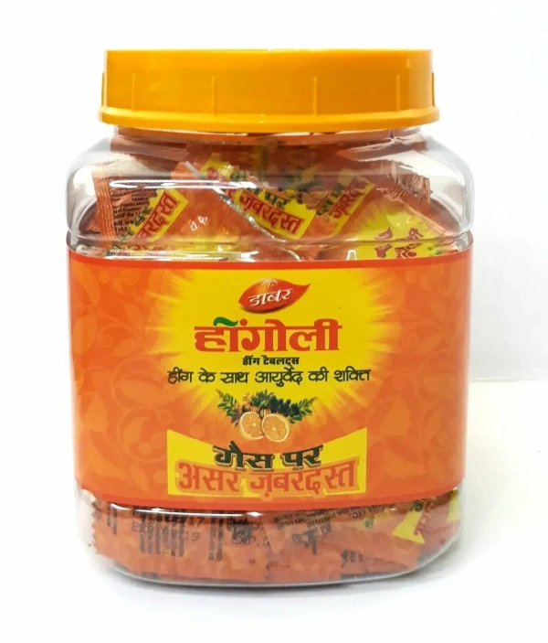 Dabur Hingoli - 120 Sachet Jar (2 Tablets) - 108gm