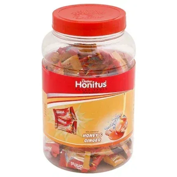 Dabur Honitus Honey & Ginger Cough Drops Jar - 300 Pieces jar