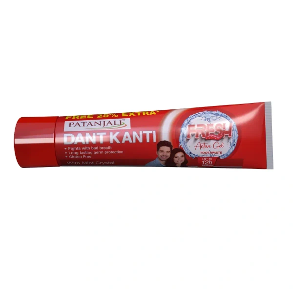 Patanjali Ayurved Limited Dant Kanti Fresh Active Gel Toothpaste - 80gm