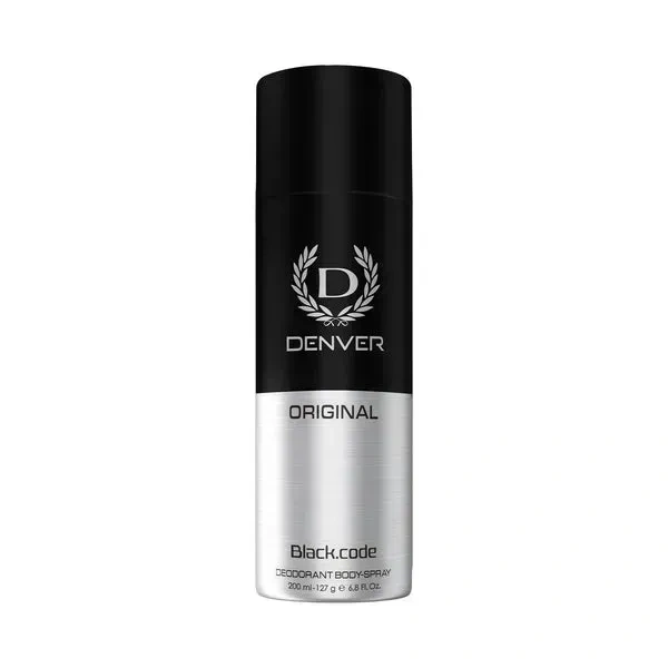 Denver Black Code Original Deodorant 200ml - 150ml