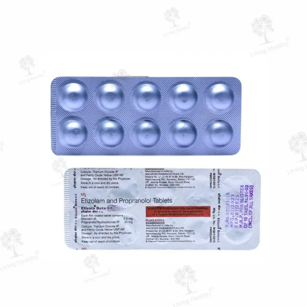  Macleods Pharmaceuticals Ltd Etizola Beta 0.5 Tablet - 10 Tablets