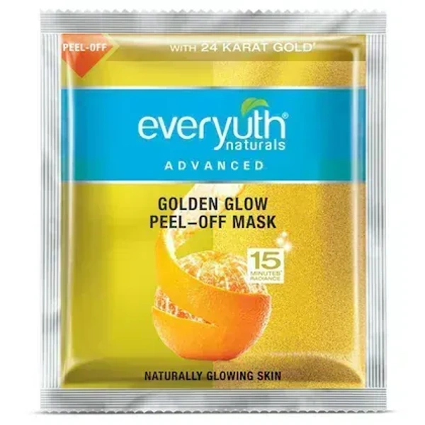 zydus wellness Everyuth Advanced Golden Glow Peel-Off Mask 8 g - 8gm