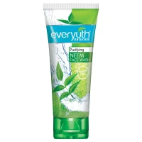 zydus wellness Everyuth Exfoliating Walnut Scrub, 50gm and Purifying Neem Face Wash, 50gm, Combo Pack - 50+50=100gm
