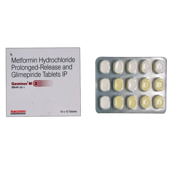 Macleods Pharmaceuticals Ltd Geminor M 2 Tablet - 15 Tablets