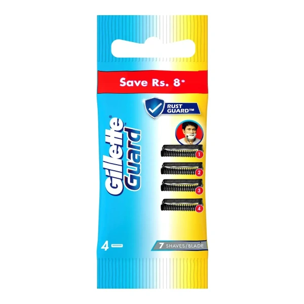 Procter and Gamble Gillette Guard Blades - 4 Cartridge
