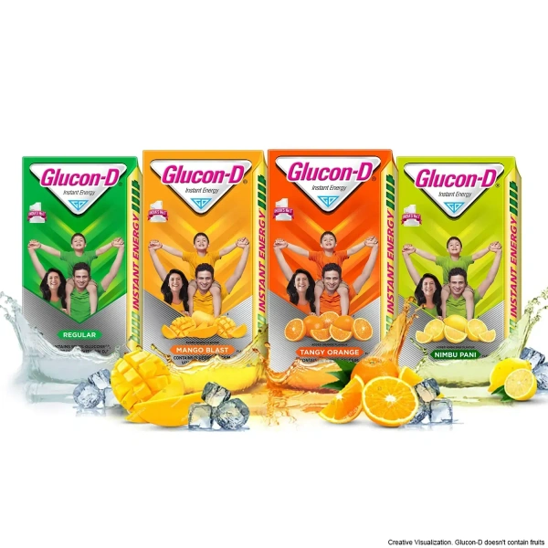 zydus wellness Glucon-D Tangy Orange Glucose Powder - 1kg