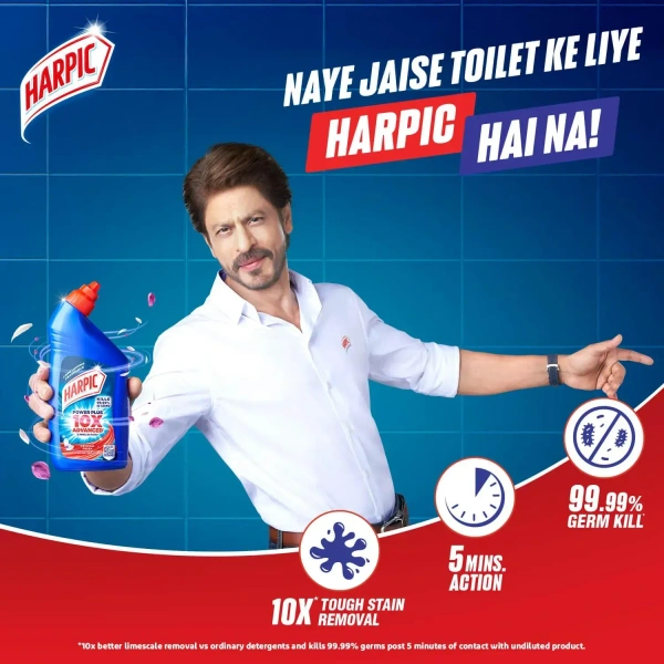 Reckitt Benckiser Harpic Disinfectant Toilet Cleaner 900ml - 900ml