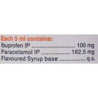 Cipla Ibugesic Plus Strawberry Flavour - Bottle of 100 ml Suspension - 100 ml