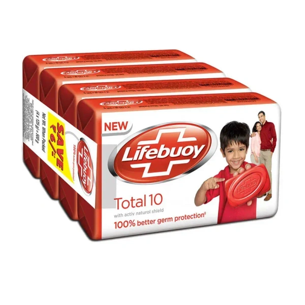  Lifebuoy Total Soap 4*41gm - 4*41gm