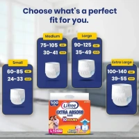 Lifree Extra Absorb Pants – 10 Hrs Large Size Diapers for Adults - 10Pcs