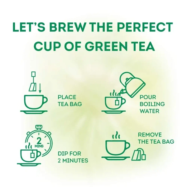 Lipton Tulsi Natura Green Tea, 25 Tea Bags 32.5 Grams (1.3 g each) - 25Bag*(Each 1.3gm)
