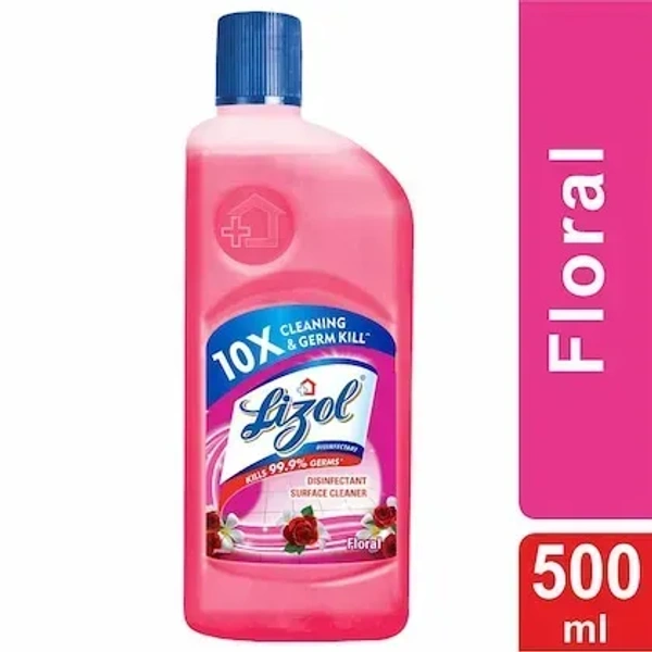 Reciserkitt Benck Lizol Floral Disinfectant Surface Cleaner 500 ml - 500ml