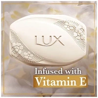 Lux Jasmine & Vitamin E Soap Bar, For Soft Glowing Skin 4*41gm - 4*41gm