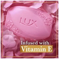 Lux Rose & Vitamin E Soft Glowing Skin Soap 4*75gm - 4*75gm