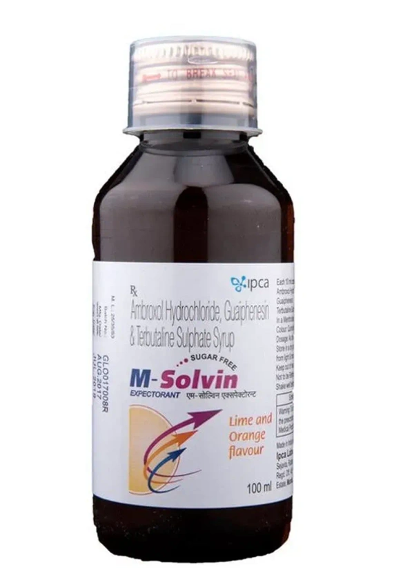 Ipca Laboratories M-Solvin - Bottle of 100 ml Syrup - 100 ml