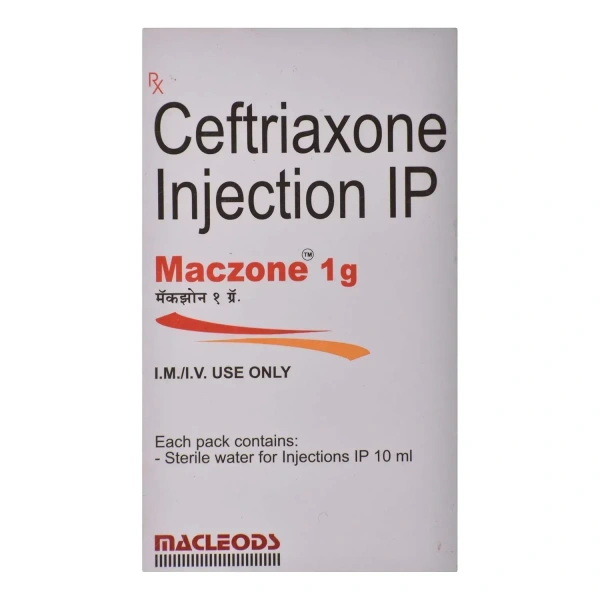 Macleods Pharmaceuticals Limited Maczone 1g - Bottle of 10 ml Injection - 10ml
