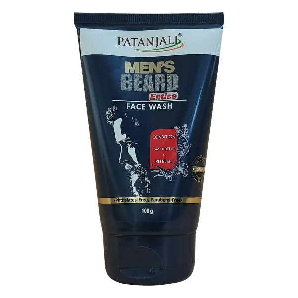 Patanjali Ayurved Limited Men's Beard Entice Face Wash - 100gm