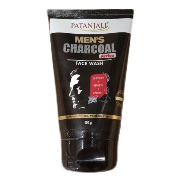 Patanjali Ayurved Limited Men's Charcoal Active Face Wash - 100gm