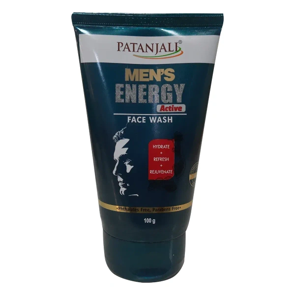 Patanjali Ayurved Limited Men's Energy Active Face Wash - 100gm