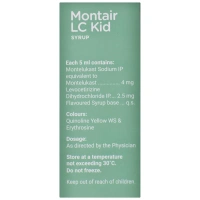 Cipla Montair LC Kid - Bottle of 60 ml Syrup - 60 ml