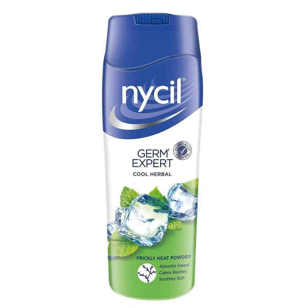 zydus wellness Nycil Cool Herbal Prickly Heat Talcum Powder, 20gm - 20gm