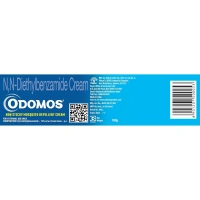 Dabur Odomos Non-Sticky Mosquito Repellent Cream With Vitamin E & Almond 100gm - 100gm
