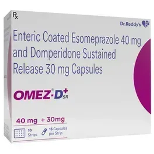  Dr. Reddy's Laboratories Omez-D SR+ 40 mg/30 mg Capsule - 15 Capsule