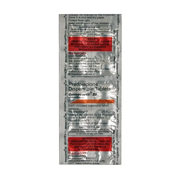  Macleods Pharmaceuticals Ltd Omnacortil-20 Tablet - 10 Tablets