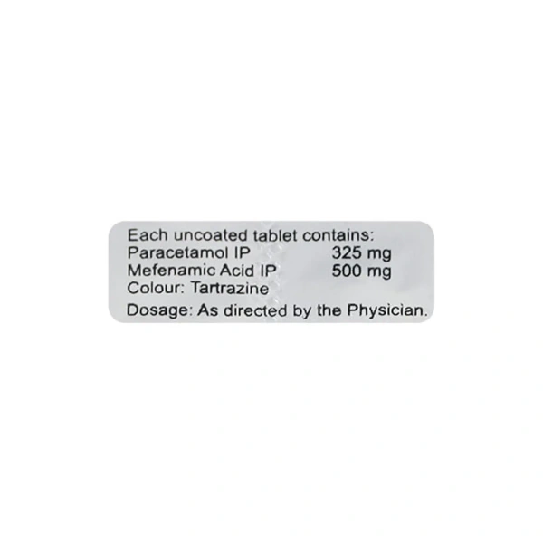 Ipca Laboratories PACIMOL MF - Strip of 10 Tablets - 10 Tablets