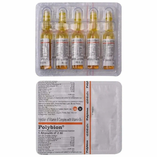 Procter & Gamble Hygiene and Health Care Ltd  Polybion A Injection - 2ml
