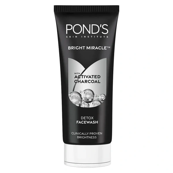 POND'S Bright Miracle Detox Facewash with 10X Power of Charcoal 15gm - 15gm