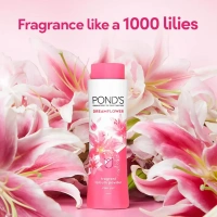 POND'S Dreamflower Fragrant Talc Powder with Vitamin B3, 400gm - 400gm