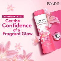 POND'S Dreamflower Fragrant Talcum Powder, With Vitamin B3, 50gm - 50gm