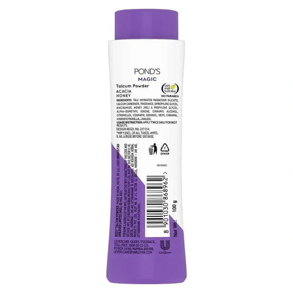 POND'S Magic Freshness Talcum Powder, Acacia Honey, 50gm - 50gm
