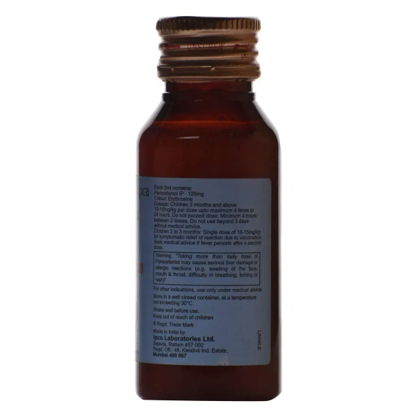 Ipca Laboratories Pacimol-120 - Bottle of 60 ml Suspension - 60 ml