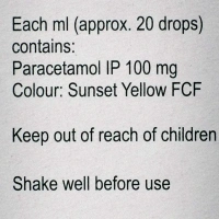 Ipca Laboratories Pacimol - Bottle of 15 ml Oral Drops Brand: Pacimol - 15 ml