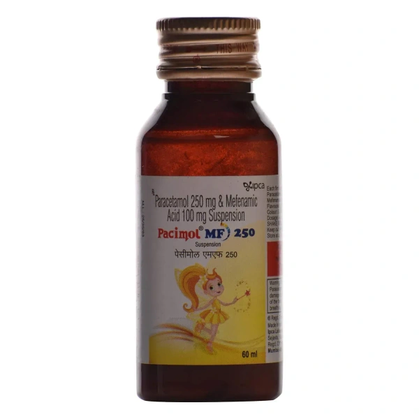 Ipca Laboratories Pacimol MF 250 - Bottle of 60 ml Suspension - 60 ml