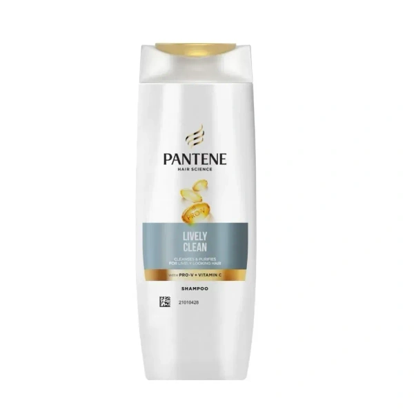 Procter and Gamble Pantene Advanced Haircare Solution, Lively Clean Shampoo for Women - 180ml