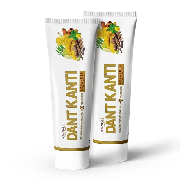 Patanjali Ayurved Limited Patanjali Dant Kanti Dental Cream (Advance) 2x100-g - 2*100gm
