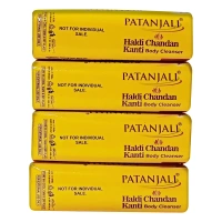 Patanjali Ayurved Limited Patanjali Haldi Chandan Kanti Body Cleanser-(4x1) 75 G - (4x1) 75 G