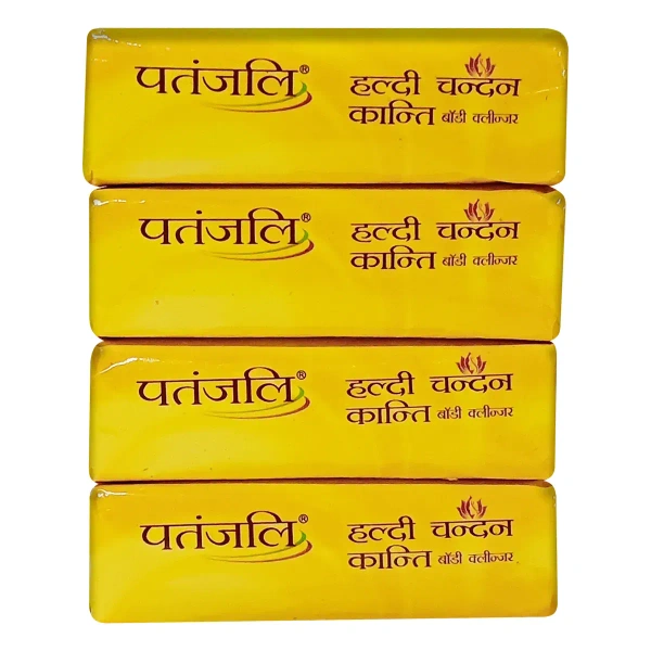 Patanjali Ayurved Limited Patanjali Haldi Chandan Kanti Body Cleanser-(4x1) 75 G - (4x1) 75 G