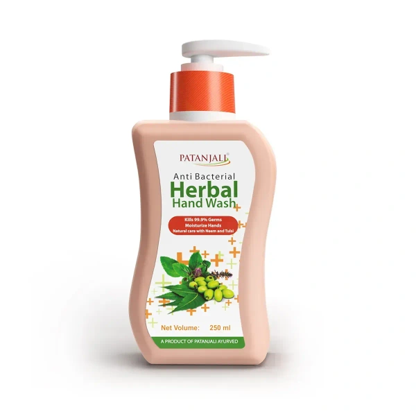 Patanjali Ayurved Limited Patanjali Herbal Hand Wash (Anti Bacterial) pump - 250ml