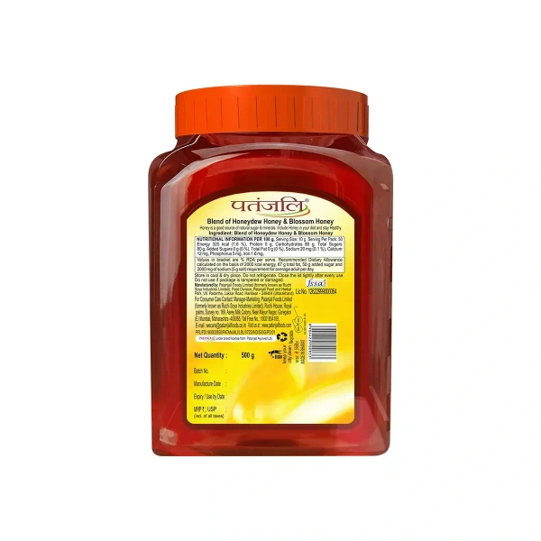 Patanjali Foods Limited Patanjali Honey - 500gm