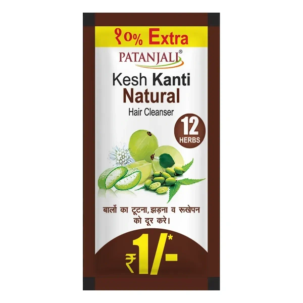 Patanjali Ayurved Limited Patanjali Kesh Kanti Natural Hair Cleanser 180ml - 6ml