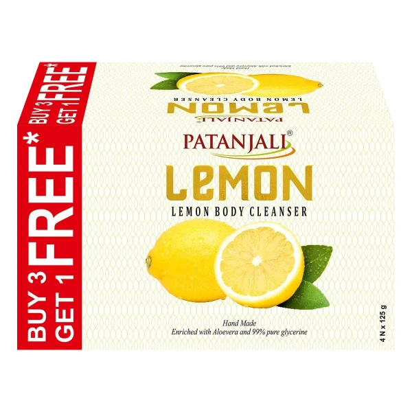 Patanjali Ayurved Limited Patanjali Lemon Body Cleanser Buy 3 Get 1 Free - (3+1)*125gm