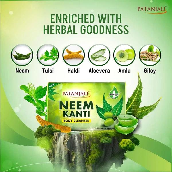 Patanjali Ayurved Limited Patanjali Neem Kanti Body Cleanser - 75gm