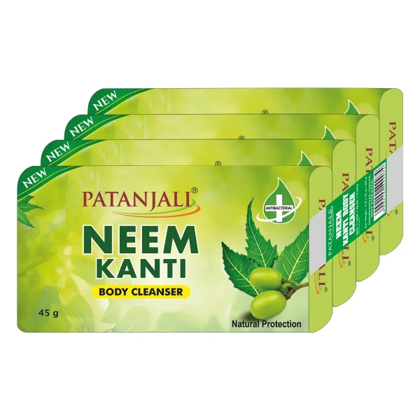 Patanjali Ayurved Limited Patanjali Neem Kanti Body Cleanser (4x1) 45 gm - (4*1)45gm