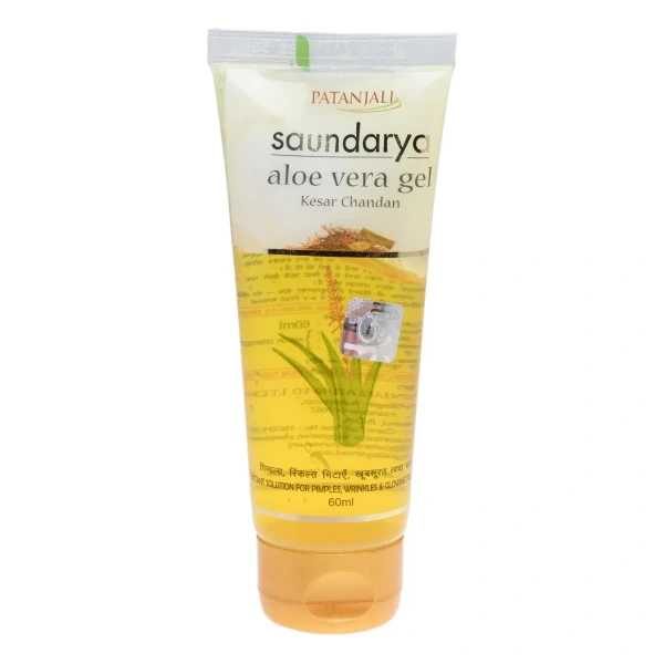 Patanjali Ayurved Limited Patanjali Saundarya Aloe Vera Gel Kesar Chandan 60ml - 60ml