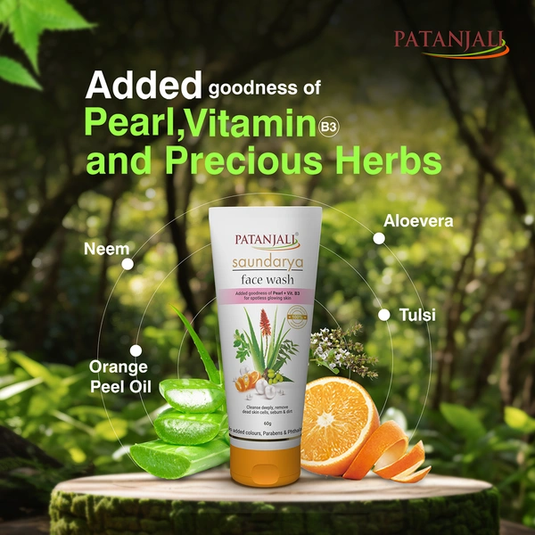 Patanjali Ayurved Limited Patanjali Saundarya Face Wash - 60gm