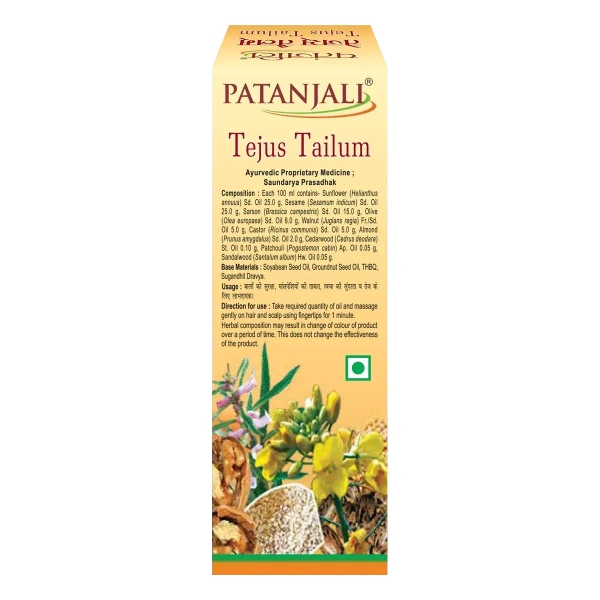 Patanjali Ayurved Limited Patanjali Tejus Tailum - 100ml
